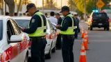 Despliegan operativo en Poza Rica para detectar taxis clonados y unidades sin concesión