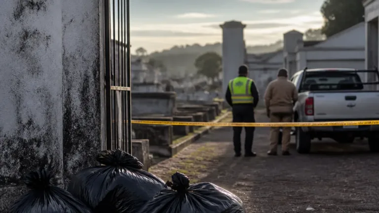Encuentran feto en bolsas de basura afuera del panteón municipal de Huatusco