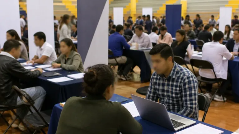 Secretaría de Trabajo reporta más de 3,500 vacantes en ferias de empleo realizadas en Veracruz