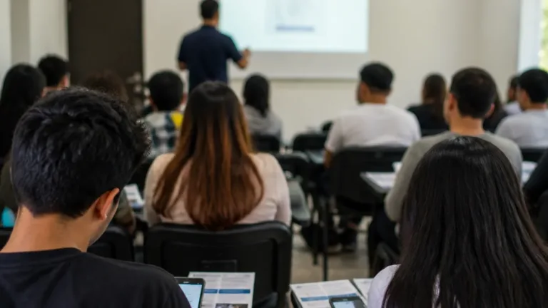 UECS ofrece plática sobre extorsión y uso seguro de redes a estudiantes del Bachilleres Xico