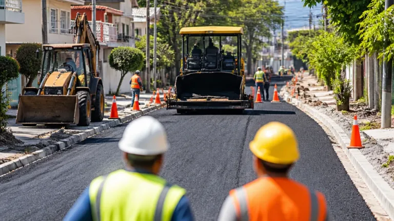 Boca del Río invierte 3.3 mdp para rehabilitar vialidades en el fraccionamiento Virginia