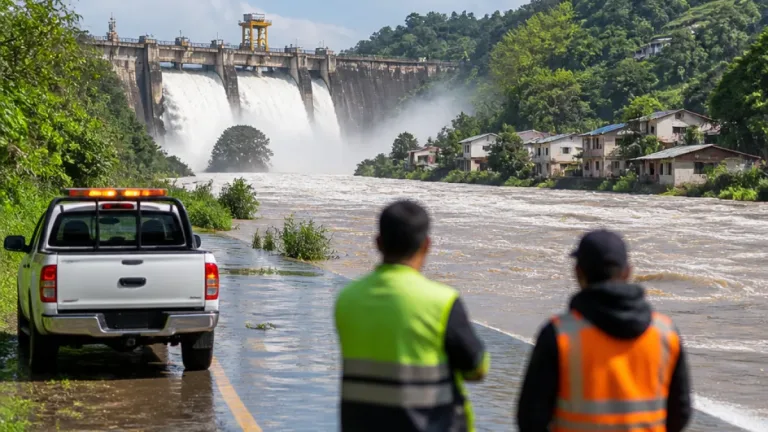 Abren presa Canseco y evacúan comunidades de Los Tuxtlas por aumento de corrientes